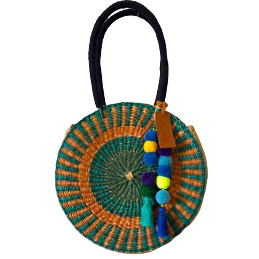 Nena & Co Gana Hand Crafted Rattan Bag